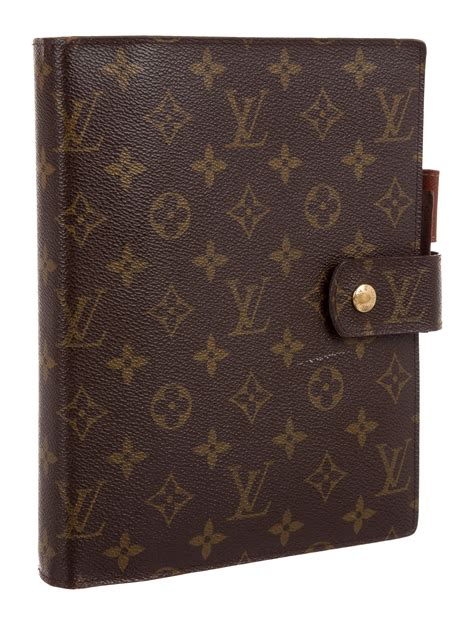 louis vuitton binder wallet|Large Ring Agenda Cover Monogram .